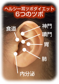 耳に集中する”6つの痩せるツボ